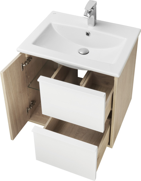 Тумба с раковиной Aquaton Бостон 60 1A2525K1BN010